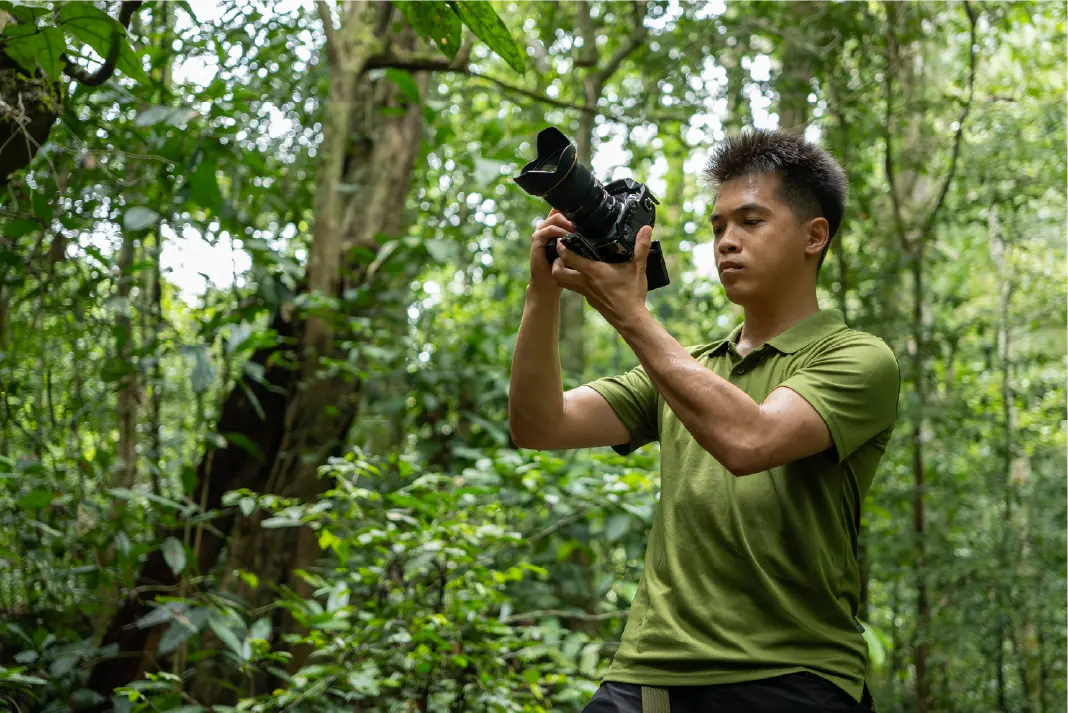 Wildlife photography in Borneo